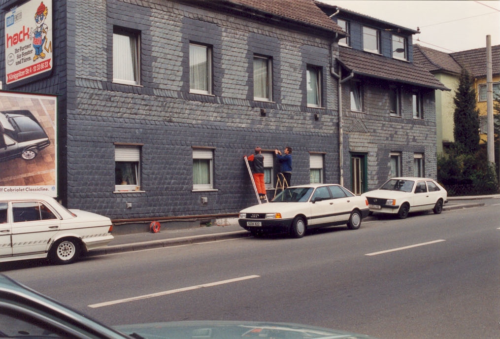 Umbau der Front 1990
